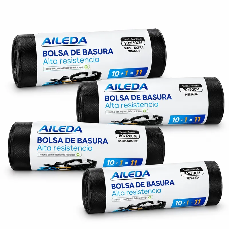 Bolsas de basura, 11 unidades