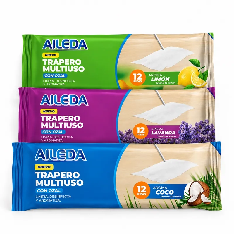Traperos húmedos, 12 unidades